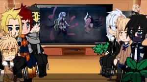 ✨PRO Heroes and the LOV react to Nezuko vs Daki!✨ [] Part 2/? [] Emi Hani
