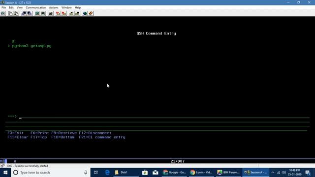 How to get IBM i (AS400) ASP% using Python | yusy4code смотреть онлайн