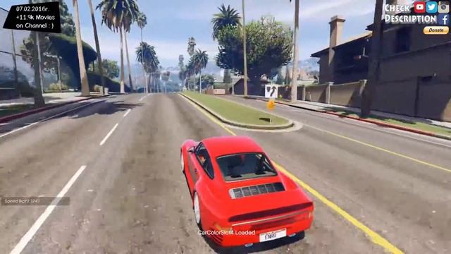 GTA V - 1987 Porsche 959 v1.0 EnRoMovies _REVIEW смотреть онлайн