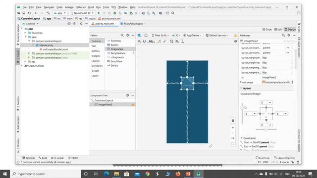 Contraint Layout tutorial | Android for beginners | Android App Development смотреть онлайн