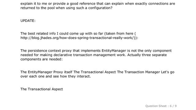 MySQL : When are connections returned to the connection pool with Spring JPA (Hibernate) Entity Man смотреть онлайн