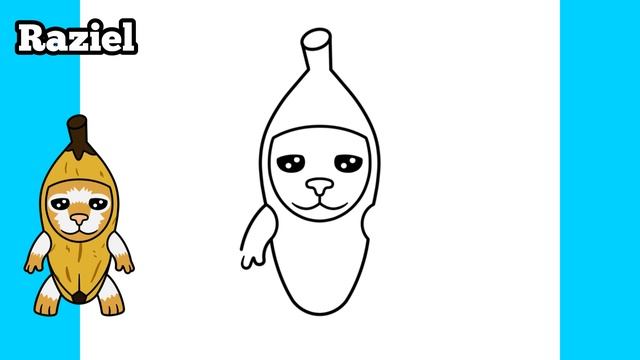 How to draw Banana Cat Happy смотреть онлайн