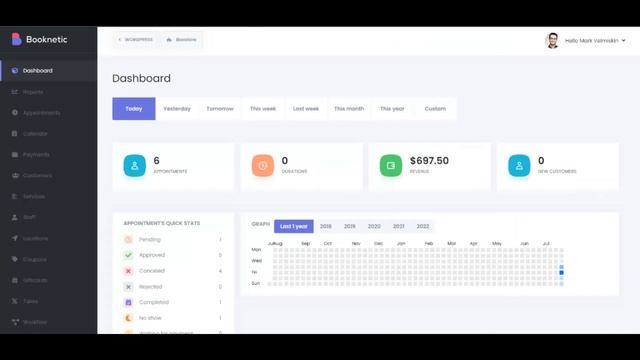 Booknetic - WordPress Booking Plugin for Appointment Scheduling [SaaS] смотреть онлайн