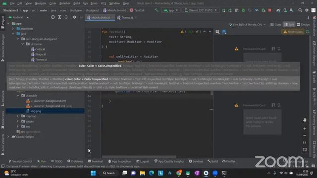 Study Jam - Batch 2 Android #2: Introduction Layouts & Modifier in Jetpack Compose смотреть онлайн