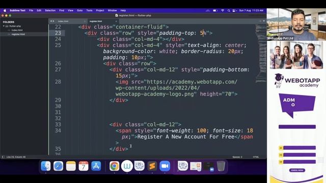 How To Design Registration & Login Page Using Bootstrap (Part 3) | Flutter, PHP, Mysql Series смотреть онлайн