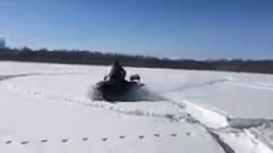 Учимся ездить по пухляку на Yamaha Viking 540