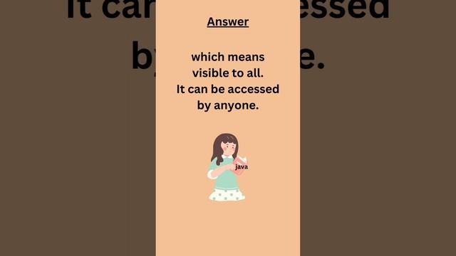 What is PUBLIC in public static void main(String[] args) in java | Most important interview questio смотреть онлайн