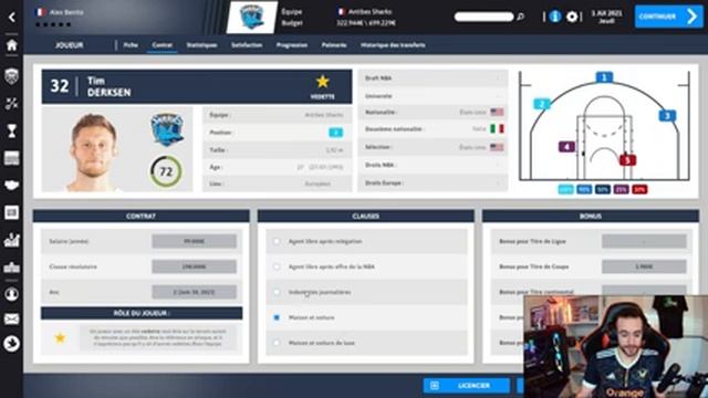 BASKETBALL MANAGER 22 - LA DECOUVERTE DU JEU ! смотреть онлайн