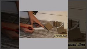 Плинтус ПВХ, монтаж 1 вариант