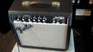 Fender frontman 15g MP4 practice guitar amplifier play SRV music or mic it! Cool info video!