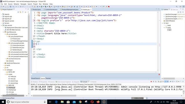 Démo 2-5 Java server page Standard Tag Library смотреть онлайн