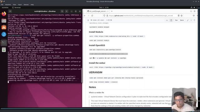 Setting up Open5GS on an Ubuntu 22.04 Virtual Machine by Installing MongoDB, NodeJS, and Open5GS смотреть онлайн