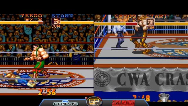 Sega Genesis Vs Super Nintendo - Saturday Night Slam Masters смотреть онлайн