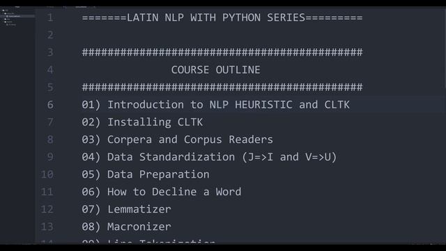 Introduction to NLP and CLTK (Latin NLP with Python - 01) смотреть онлайн