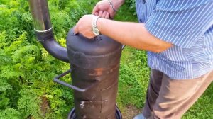 Печь для казана из газового баллона