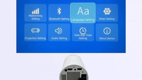 HY300 Mini Projector 4K powered by Android 11.0