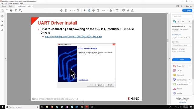 ZCU111 2019.1 RFSoC RF Data Converter Eval Tool Video 2: Minimum software setup смотреть онлайн