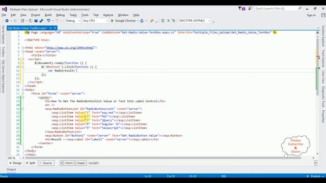 asp.net get radiobuttonlist selected text value using jquery 3.3.1 смотреть онлайн