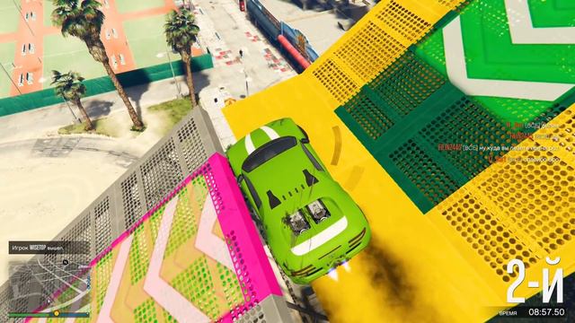 КТО ТАКОЕ ПРИДУМАЛ? ПО ЛАВОЧКАМ НА СУПЕРКАРЕ? ЭТО ЖЕ НЕВОЗМОЖНО В ГТА 5 ОНЛАЙН смотреть онлайн