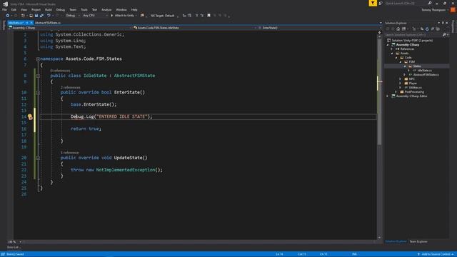 Building an Idle State | Finite State Machines in Unity (#2) | Table Flip Games смотреть онлайн