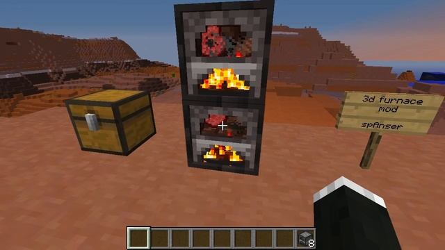 Minecraft Mod - 3D Furnace (1.7.10) смотреть онлайн
