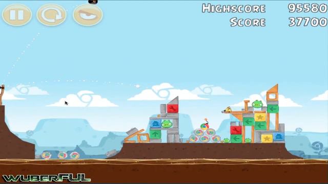 Chrome Dimension | Level 13 ~ 3 Stars -Angry Birds Walkthru- смотреть онлайн