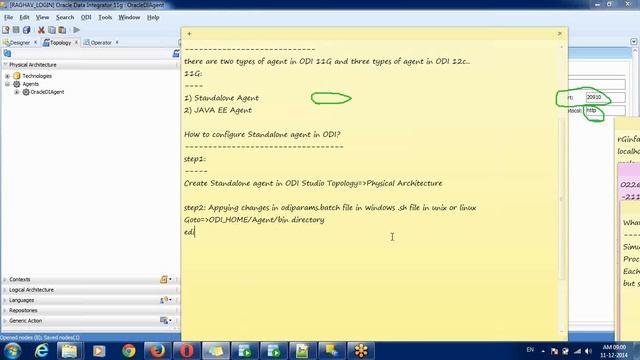 Oracle Data Integrator Standalone Agent Configuration in ODI 11g смотреть онлайн