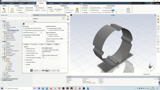 How to Setup a Basic DEM Collision Model in Ansys Fluent смотреть онлайн