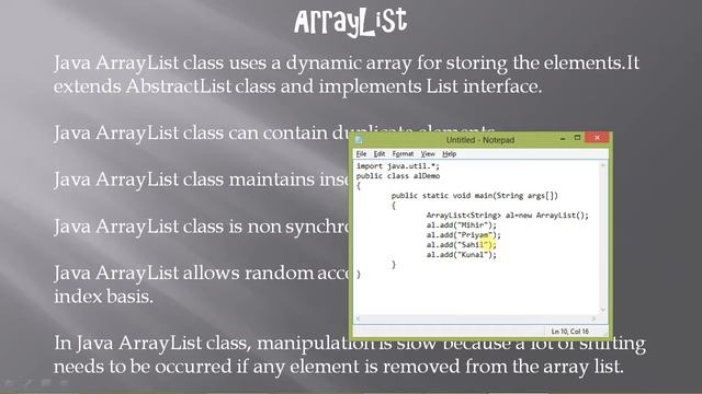 Java ArrayList Part 1 By Mihir Modi смотреть онлайн