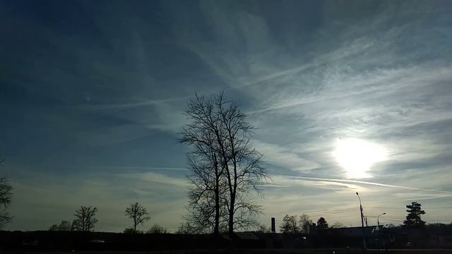 Химтрейлы 17.04.2019 Краснозаводск смотреть онлайн