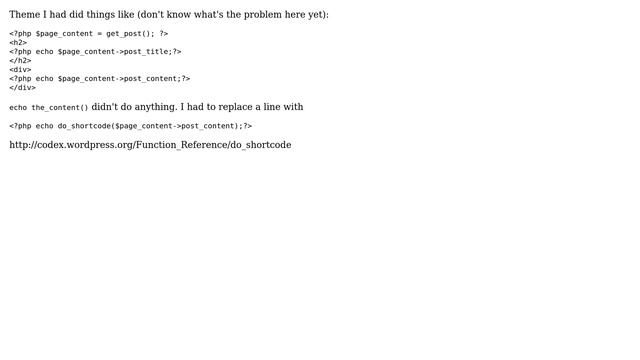 Wordpress: Theme doesn't support shortcodes (4 Solutions!!) смотреть онлайн