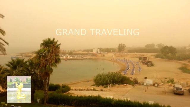 Sand storm in Cyprus (dust storm) / Песчаная буря на Кипре смотреть онлайн