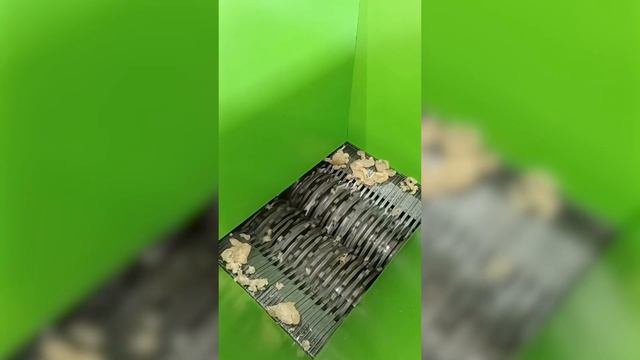 Измельчение каучука на двухвальном шредере ДШВ 300 смотреть онлайн