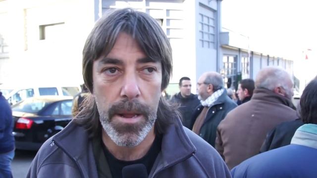 Manifestación e peche no estaleiro dos operarios de Vulcano (Vigo, 9/02/12) смотреть онлайн