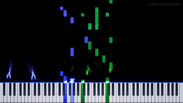 C418 - Dragon Fish (from Minecraft) - Piano Tutorial смотреть онлайн