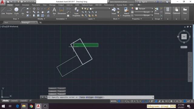 AUTOCAD 12-DARS. ROTATE AND SCALE. смотреть онлайн