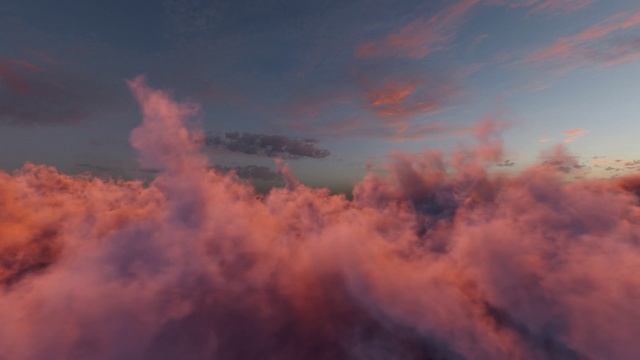 Полёт Над облаками На Закате. Бесплатный Видео Футаж. Бесконечный Бесшовный цикл смотреть онлайн