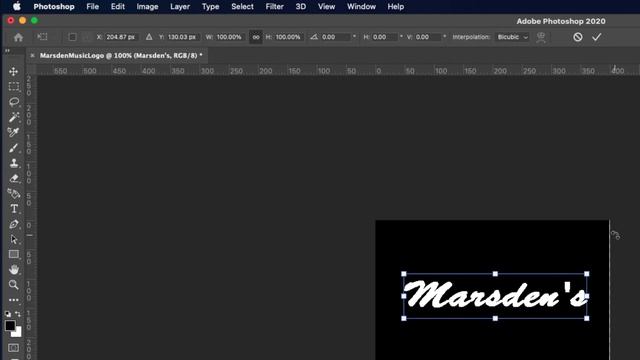 How to make a simple Logo for a web site in Photoshop 2020 смотреть онлайн