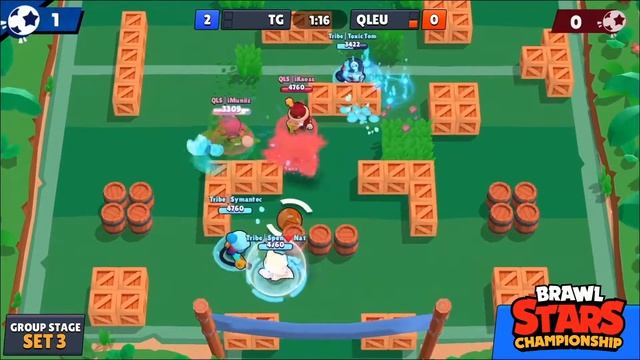 Triple Dribble Set 3 | Tribe Gaming vs Qlash EU | Brawl Stars Championship 2020 July Finals - Day 1 смотреть онлайн