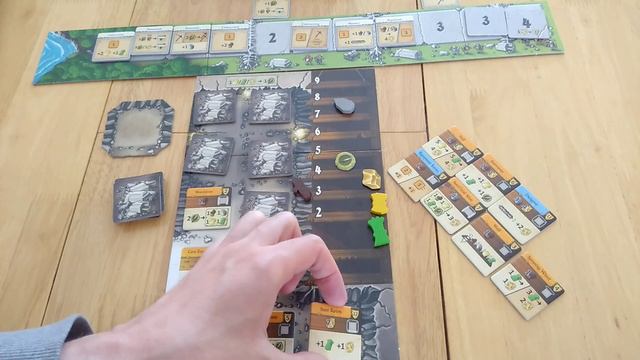 Caverna Cave Vs Cave How Playthrough Solo Board Game - Uwe Rosenberg Lookout * Amass Games Rosenber