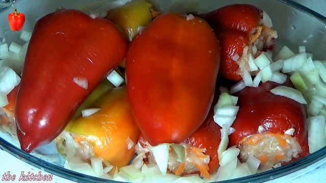 ?ФАРШИРОВАННЫЙ ПЕРЕЦ В ДУХОВКЕ? ВКУСНЫЙ РЕЦЕПТ? смотреть онлайн