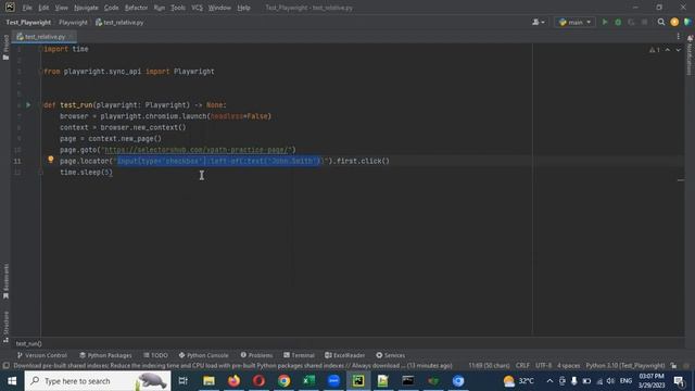Python Playwright Beginner[2023] Part 18: Relative Locators using CSS Selectors in Playwright смотреть онлайн