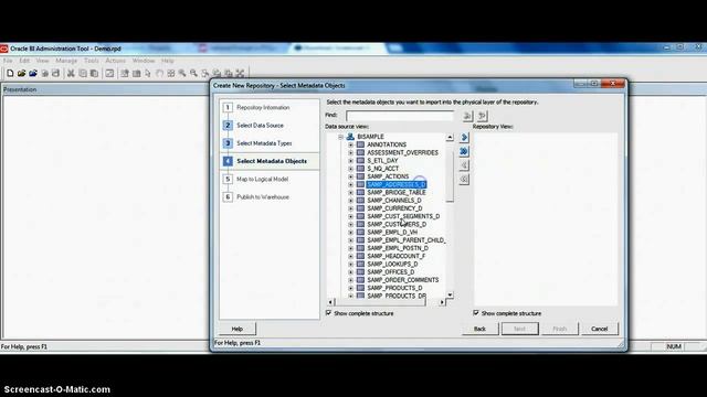 How to Create new OBIEE Repository 11G смотреть онлайн