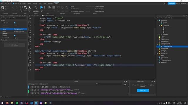 Saving Obby Checkpoints - Roblox Scripting Tutorial смотреть онлайн