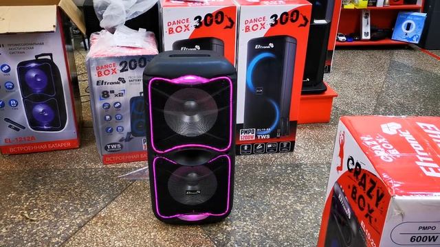 Eltronic EL 1212A Dance Box 500 едет в Нижнитроицкий для Виктора Николаевича смотреть онлайн