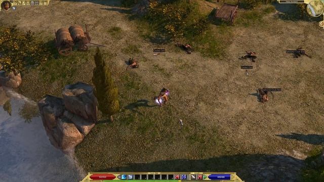 Titan Quest Anniversary Edition Let's Play Game Play Walkthrough Part 3 Saving Helos смотреть онлайн