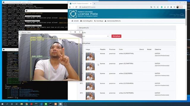 Object Detection + NodeJS MySQL REST APIs + React Web Application смотреть онлайн