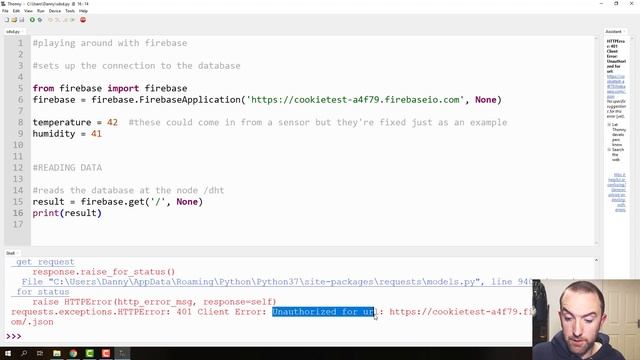 Python 3: How to fix your Firebase errors смотреть онлайн