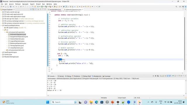 Java Variables Continue смотреть онлайн