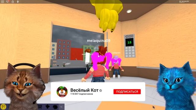 САМЫЙ СМЕШНОЙ И СУМАСШЕДШИЙ ЛИФТ В РОБЛОКС! (ROBLOX Normal Elevator) Весёлый Кот и КОТЁНОК ЛАЙК смотреть онлайн